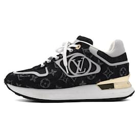 Zapatillas Neo Runaway de denim negro y dorado - Louis Vuitton