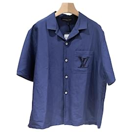 Bestickte Sommer-Hemdjacke mit kurzen Ärmeln - Louis Vuitton