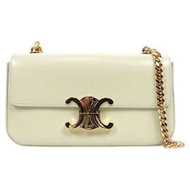 Céline Borsa a tracolla Claude Chain Almond Green
