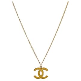 Collana CC Gold glitterata - Chanel