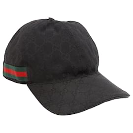Gucci Web GG Canvas Baseball Cap Black