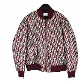 Dior Giacca Bomber in Taffetà Tecnico Jacquard Oblique