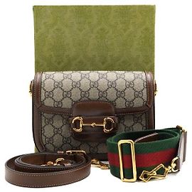 Gucci Horsebit Leather Mini Shoulder Bag and Crossbody Bag