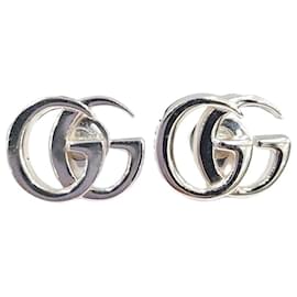 Orecchini GG Marmont con borchie argento - Gucci