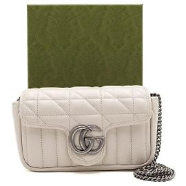 Gucci Super Mini Bag Crossbody con Catena Argentata