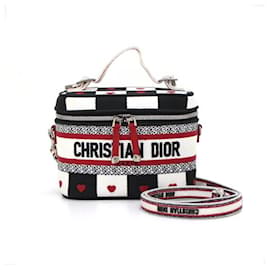 Dior Borsa Tote e Borsa a Tracolla D-Chess con Motivo a Cuore, modello Vanity Case