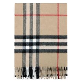Burberry Bufanda de cachemira a cuadros vintage