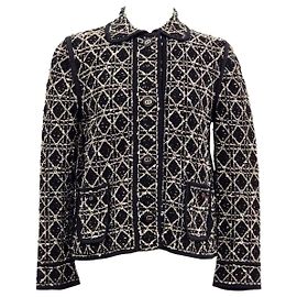 Dior Chaqueta de tweed en mezcla de algodón y seda