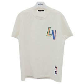 Louis Vuitton T-shirt con stampa NBA