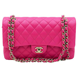 Chanel Borsa Medium Flap Classic Caviar Rosa