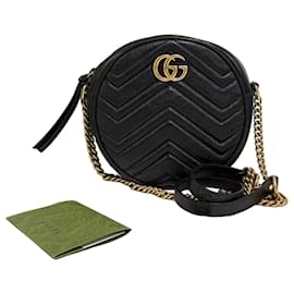 Gucci Borsa a tracolla Matelassé Tambourine Chain Nera