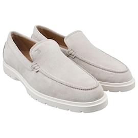 Mocassini slip-on in camoscio da uomo Grigio - Tod's