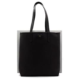 Bloomsbury North South Wendbare Tote Bag und Schultertasche aus braunem Leder - Burberry
