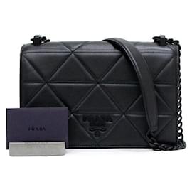 Prada Borsa a tracolla e borsa a spalla Spectrum Nappa in pelle nera