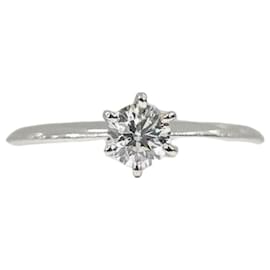 Tiffany & Co Ehering aus Platin und Diamanten Größe