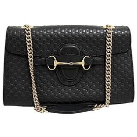 Gucci Borsa a tracolla Micro Gima Emily Chain Nera