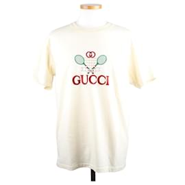 T-shirt da tennis a maniche corte ricamata - Gucci