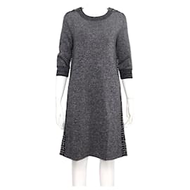 Abito da donna in misto cashmere Season CC Logo Button Rain - Chanel