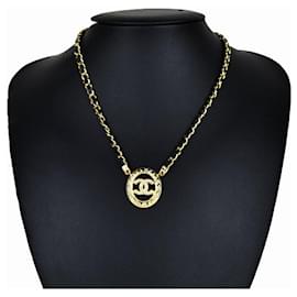 Collana a catena in pelle rotonda - Chanel