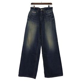 Balenciaga Pantalones de mezclilla bordados vintage para mujer Season