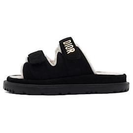 Mules Dioract in camoscio nero da donna - Sandali/Pantofole