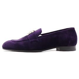 Hermès Mocassini da donna Violet Ponse Velvet Paris