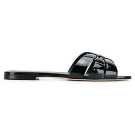 Saint Laurent Mules basse Tribute in pelle verniciata stamp :