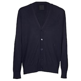 Logo-Cardigan aus Seide und Baumwolle - Givenchy