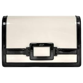 Borsa a Spalla e Clutch Belly Vivier Boyaj in Pelle Verniciata - Roger Vivier