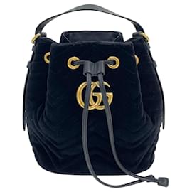 Gucci GG Marmont Samt-Beuteltasche Tote Bag Schultertasche