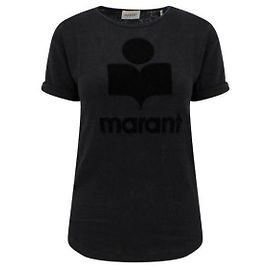 Isabel Marant Leinen T-Shirt mit Logo