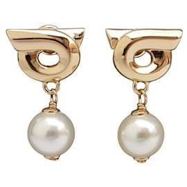 Salvatore Ferragamo Orecchini Pearl Gancini