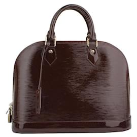 Louis Vuitton Alma PM Tote aus Epi-Leder Burgundy