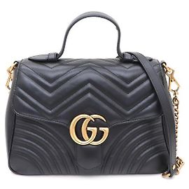 Gucci Borsa a mano e a tracolla GG Marmont Small Matelassé con manico superiore
