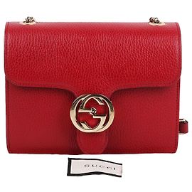 Gucci Picca borsa a catena rossa