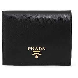 Prada Wallet QWA Saffiano Metal Logo