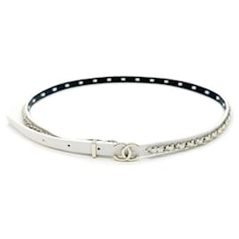 Ledergürtel mit goldener Kette für Damen - Chanel