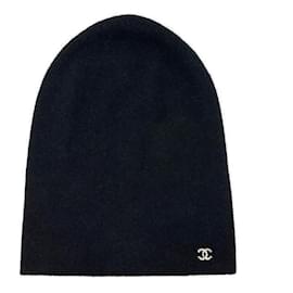 Gorro de cachemir negro - Chanel