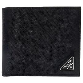 Prada Portafoglio tascabile con logo triangolare