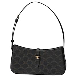 Céline Tina Schultertasche aus Triomphe Canvas
