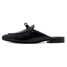 Hermès Mules da donna OZ Oz in pelle di capra nera