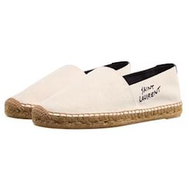 Espadrillas con logo ricamato - Saint Laurent
