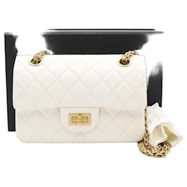 Chanel Borsa a tracolla mini vintage in pelle caviar con metallo dorato