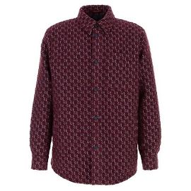 Gucci GG Shadow Bouclé-Wolljacquard-Hemd
