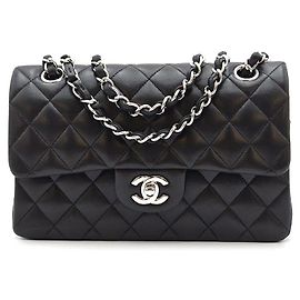 Chanel Classic Small Lambskin Black Year