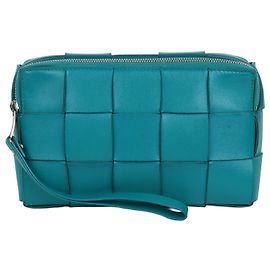 Bottega Veneta Mini Pochette con Tracolla Aquamarine