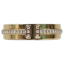 Tiffany & Co Gelber Diamantring, Gelbgold, Größe