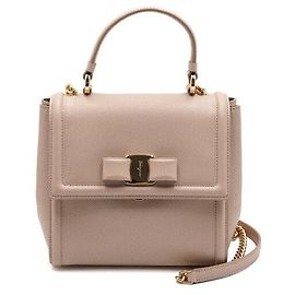 Salvatore Ferragamo Mini borsa tote con dettagli dorati