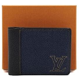 Louis Vuitton Cartera Multiple Denim Blue