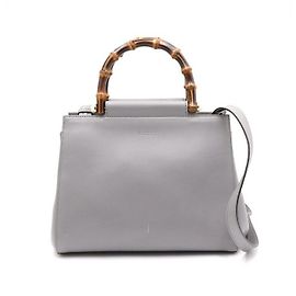Gucci Piccola borsa tote a tracolla con manico in bambù